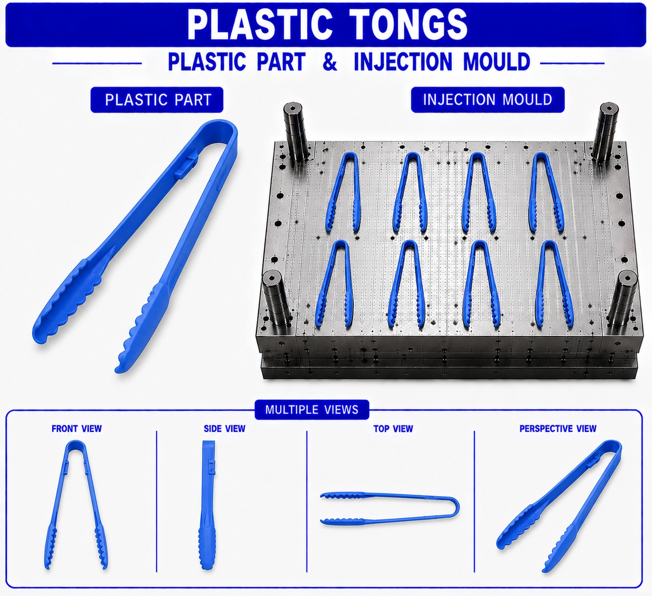 Plastic Tongs Mould and Moulding Service